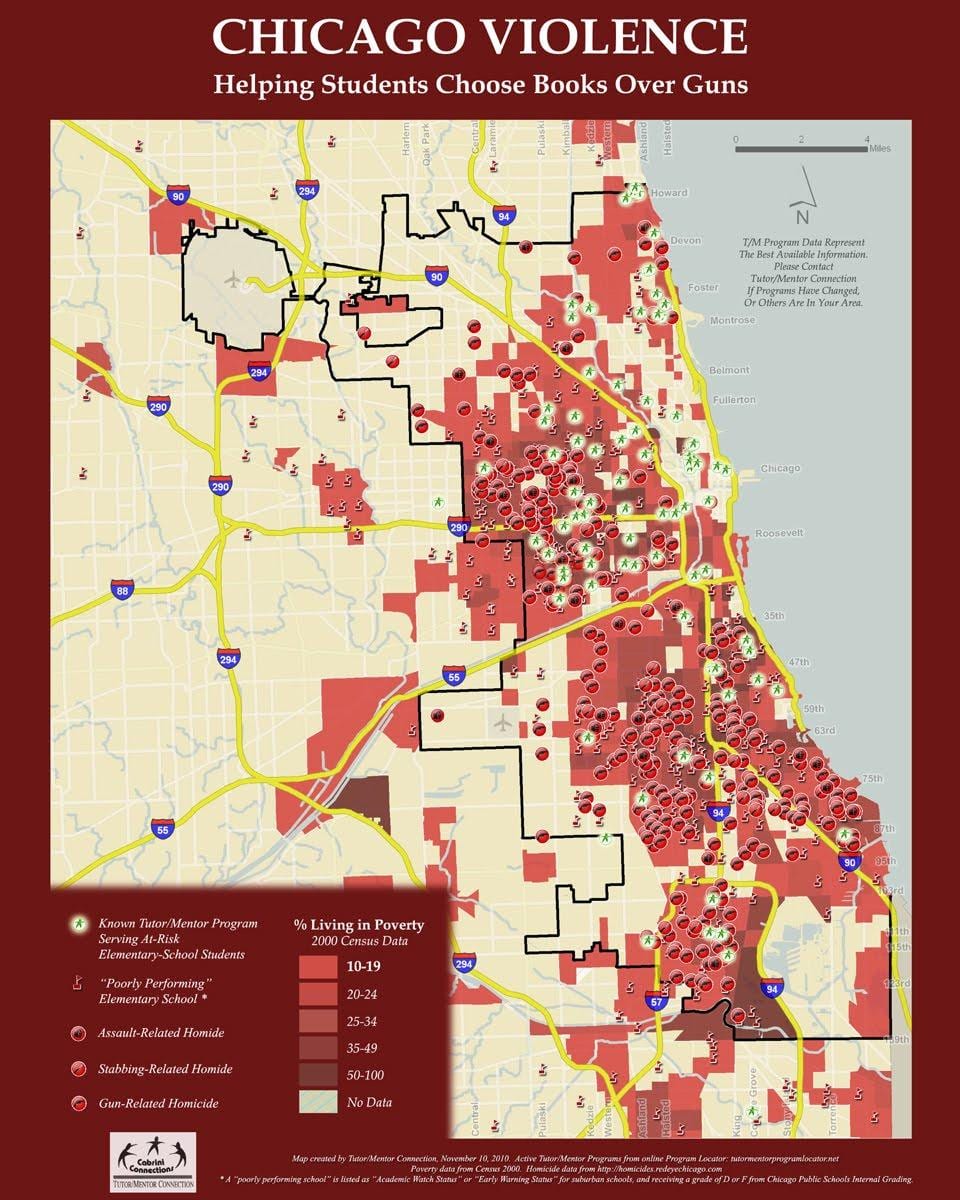 zločin karta za Chicago