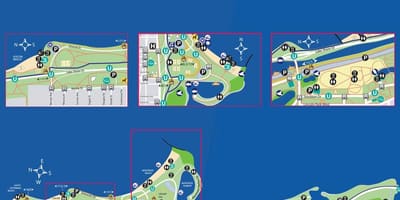 Karta za Chicago plaže