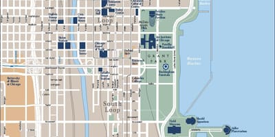 Saobraćaj mapu Chicagu