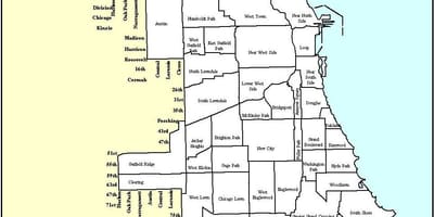 Geodetske karte Chicagu